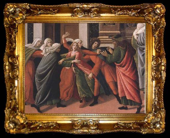 framed  Sandro Botticelli Stories of Virginia, ta009-2